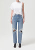 90s Mid Rise Loose Fit Jeans - Vanish